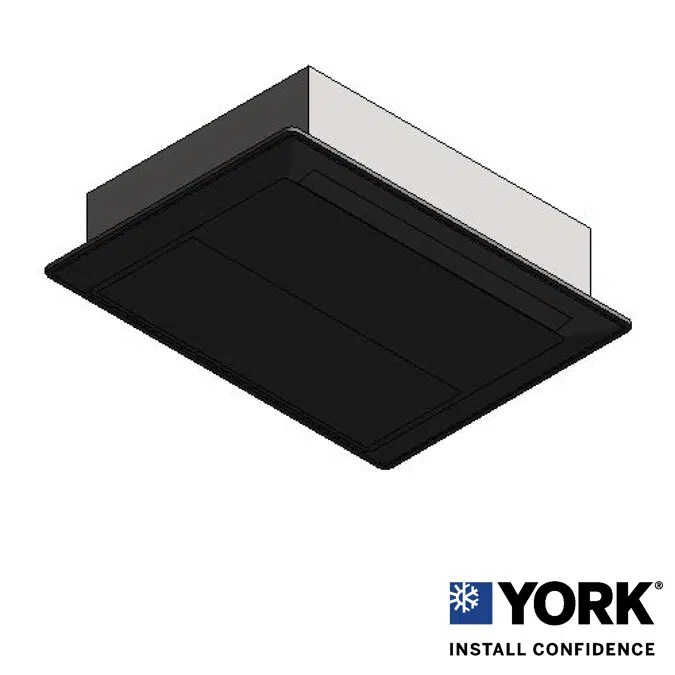 Объекты BIM - Скачать Бесплатно! YORK® VRF 1-Way Cassette Indoor.