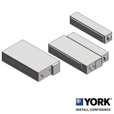 YORK® VRF Ducted Medium Static Indoor Unit Variable Refrigerant Flow için görüntü