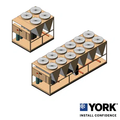 Image for YORK® YLAA Air-Cooled Scroll Chiller, 40 ton to 230 ton