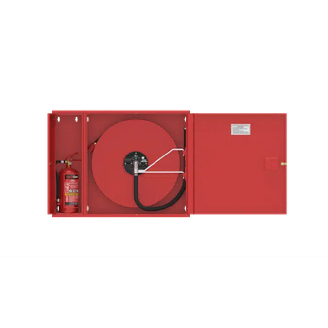 Indoor hydrant 25: HW-25NW-K-20/30 SLIM MODULAR 150 + G-Slim