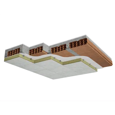 kép a termékről - Primo solaio con struttura massiva isolato all'intradosso con ROCKWOOL Ceilingrock Top (IT)