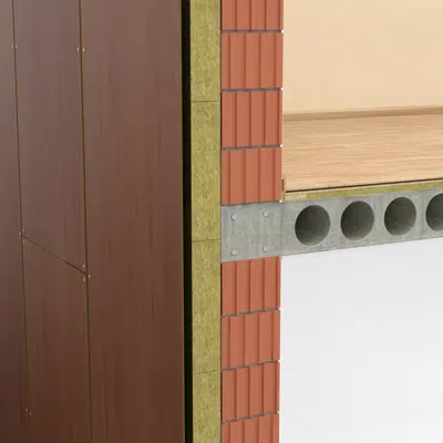 obraz dla FASADA WENTYLOWANA- ŻELBET 18CM+ OKŁADZINA ROCKPANEL- VENTIROCK F PLUS