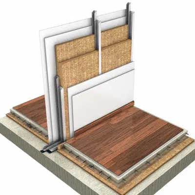 imagem para Tabique ligero doble 2x13/2x70/2x13 (ES)