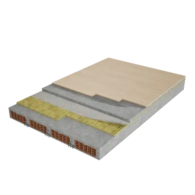 Image for Pavimento con struttura massiva isolata con ROCKWOOL Floorrock Acoustic CP5 (IT)
