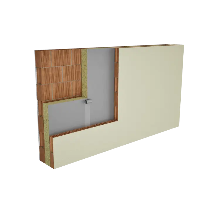 BIM objects - Free download! Intercapedine isolata con ROCKWOOL Airrock ...
