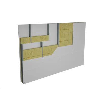 Image for Parete divisoria isolata con ROCKWOOL Airrock DD (IT)