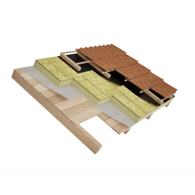 Image for Copertura inclinata isolata con ROCKWOOL Hardrock Energy Plus (IT)