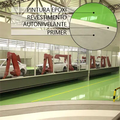 Immagine per EPOXI SF 250 Flooring system for automotive industry