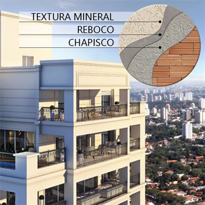 TEXTURA MINERAL M Reboco projetável minerale