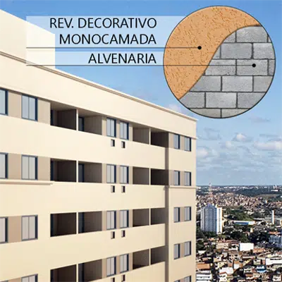 imagen para CLASSIC Monocouche decorative façade system (22 colors)