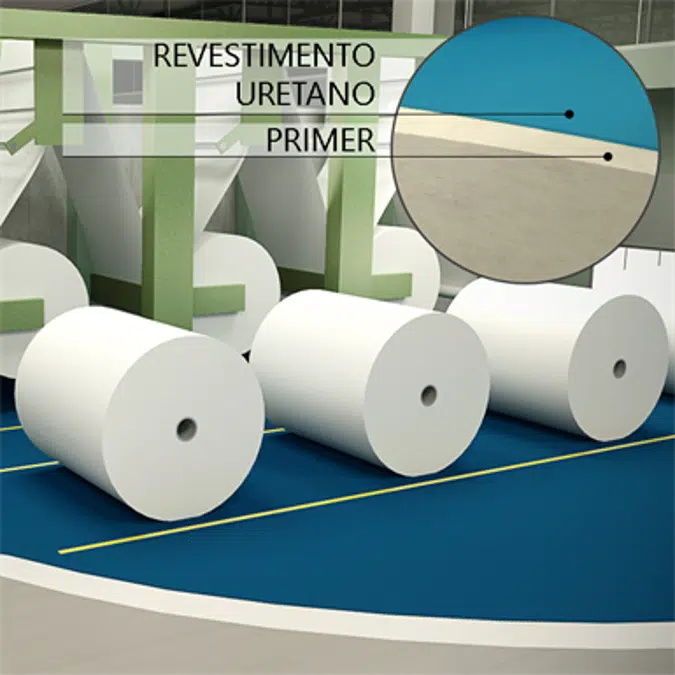 URETHANE TF Flooring system for pulp and paper industry