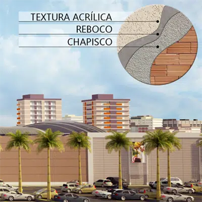 Imagem para TEXTURACRILL Sistema de textura acrílica - Reboco projetável minerale + Texturacrill}