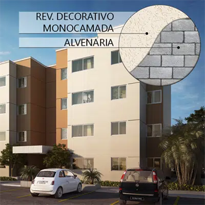画像 NATURA Monocouche decorative façade system (6 colors)