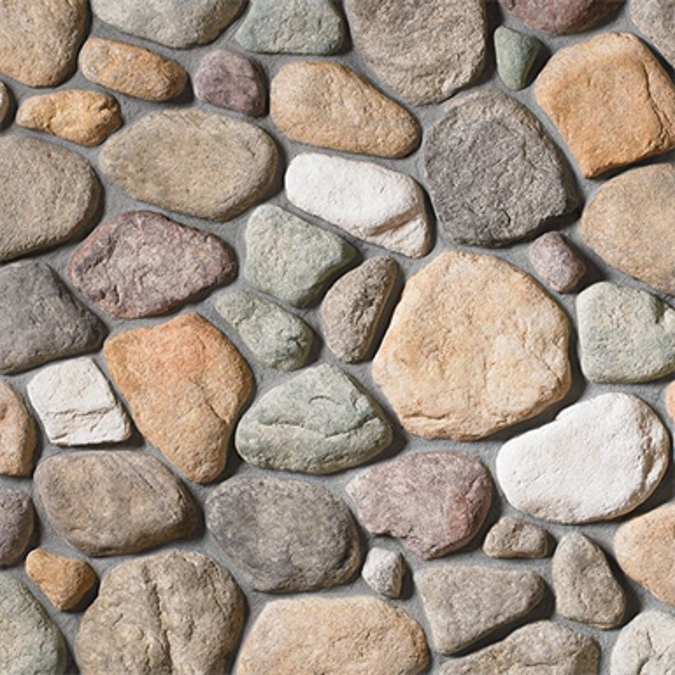BIM objects Free download! Stone Veneer River Rock BIMobject