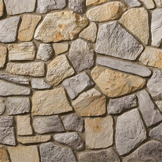 BIM 객체 - 무료로 다운로드하세요! Stone Veneer - Old Country Fieldstone | BIMobject