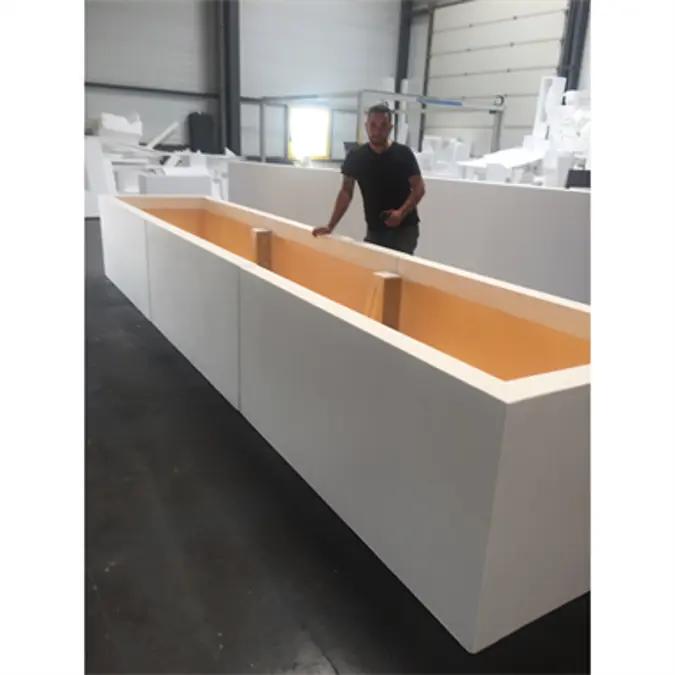 Objetos BIM - ¡Descarga gratis! Custom Made Rectangle Planter Ultra ...