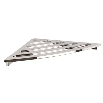 Image for ABS Chrome Plastic Corner Shelf