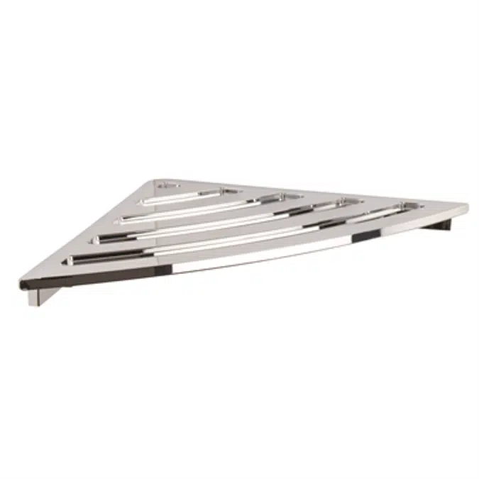 ABS Chrome Plastic Corner Shelf