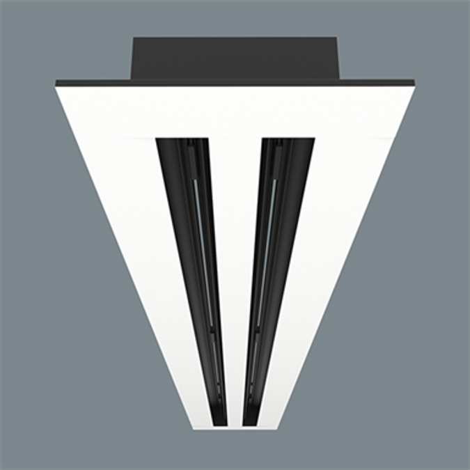 BIM objects - Free download! Linear Slot Diffuser - Narrow Tee Mounting ...