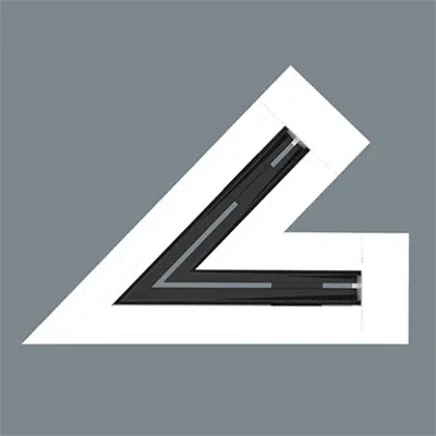 afbeelding voor Linear Diffuser - Mitered Corner 45° Angle - Model 6600 Series