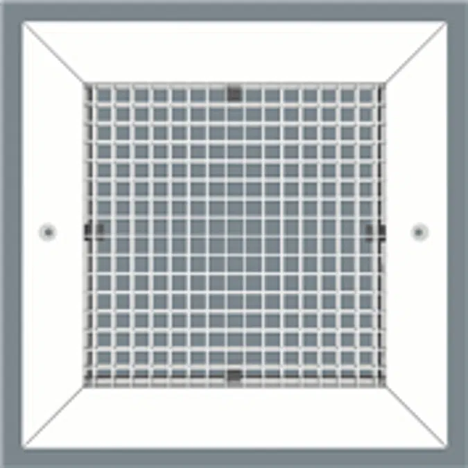 Eggcrate Return Grille - Extruded Aluminum Sidewall/Ceiling - Model CC5