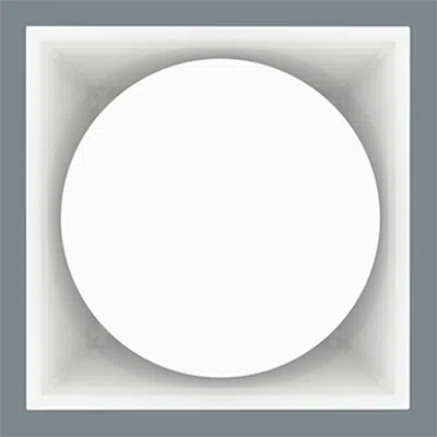 bild för Round Face Plaque Diffuser - Model 5750RP