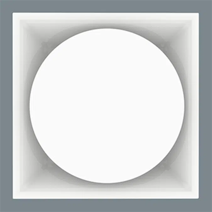 Round Face Plaque Diffuser - Model 5750RP