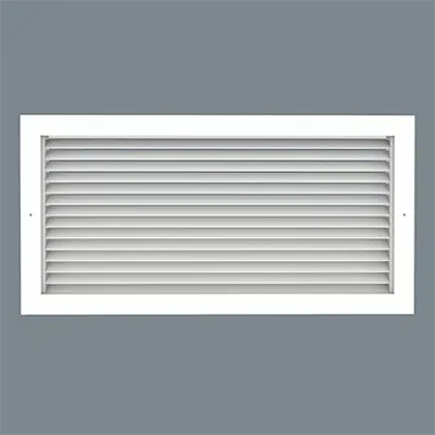 Image pour Roll-Formed Aluminum Return Grille - 45° Louvered Face - Lay-In - Model RH-6