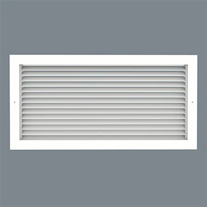 Roll-Formed Aluminum Return Grille - 45° Louvered Face - Lay-In - Model RH-6