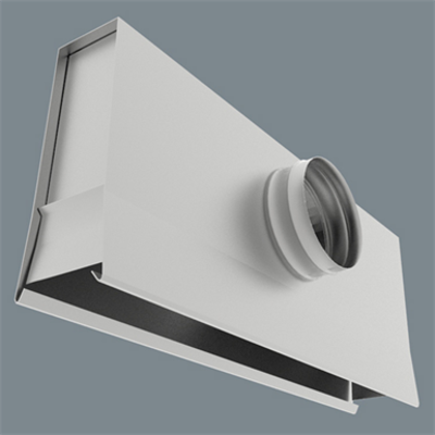 Image pour Universal Plenum for Architectural Linear Formation Diffuser with Concealed Mounting - Model UPI-AFLC