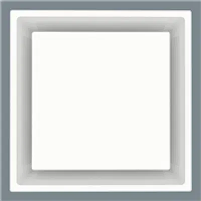 Image pour Square Plaque Face Panel Diffuser - Model 5750