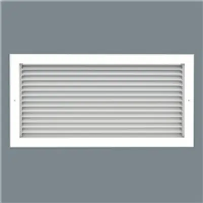 afbeelding voor Steel Return Grille - 45° Louvered Face - Surface Mount - Model SRH-1