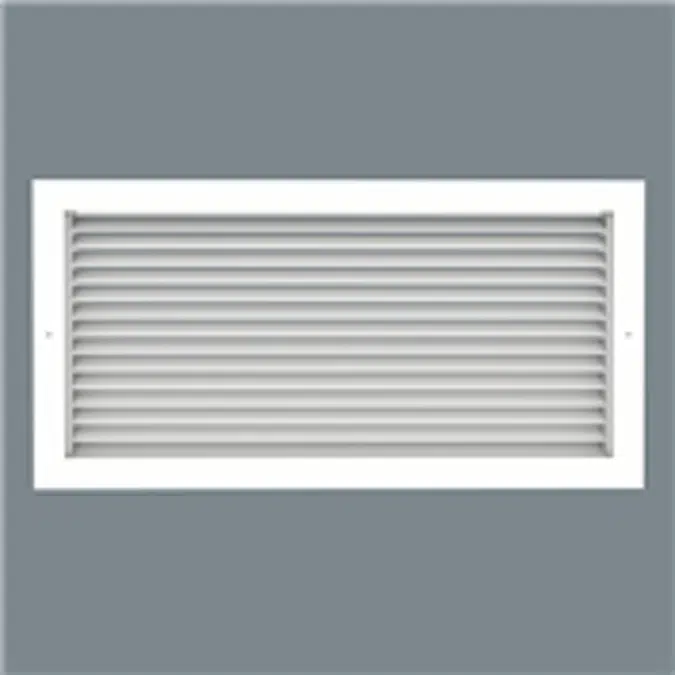 Steel Return Grille - 45° Louvered Face - Lay-in - Model SRH-6