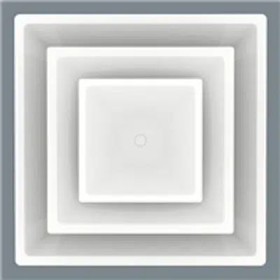 Image pour Adjustable Square Cone Face Diffuser - Model 5700A