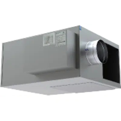 Image for Parallel Fan Powered Terminal with Hot Water Reheat on Discharge - FVI-500 ECM