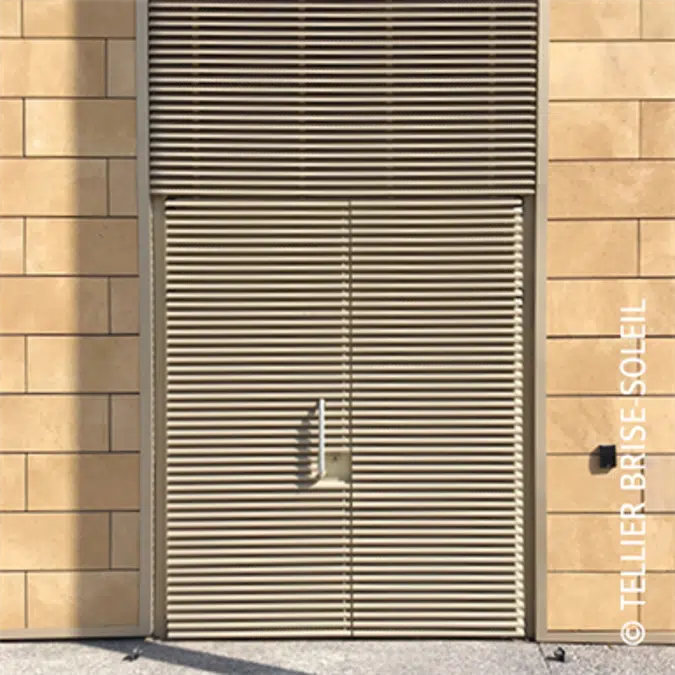 Ventilated wall cladding with long slats - Façad'Ligne range