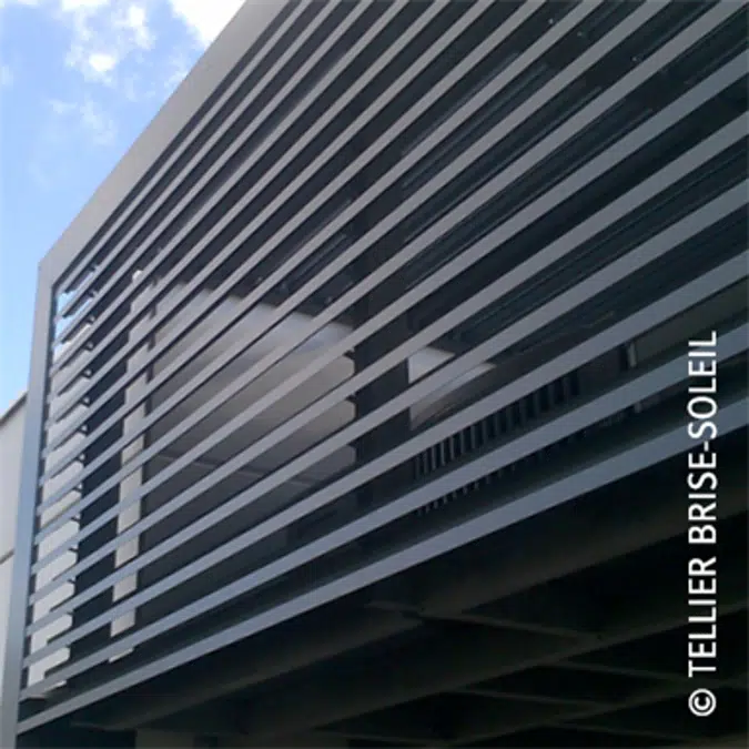 Ventilated wall cladding with long slats - Façad'Ligne range