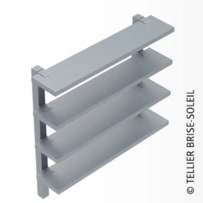 Sunbreaker by Speed-Fix forks vertical installation and standing blades - Recti'ligne range图像