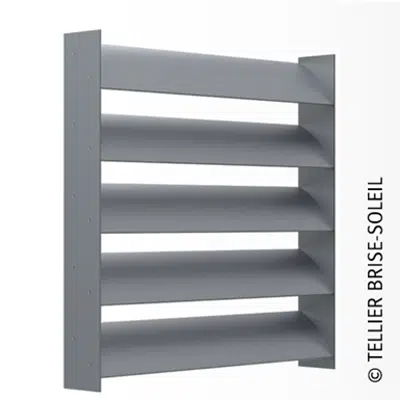 Image for Sunbreaker between horizontal, vertical and standing slats - Azur range