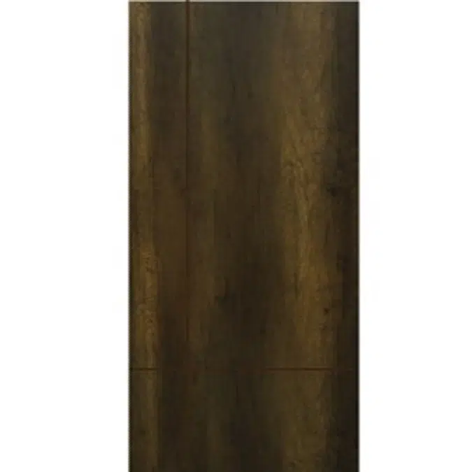 Vanachai Single Swing Door with Groove Melamine Laminated Board ME1