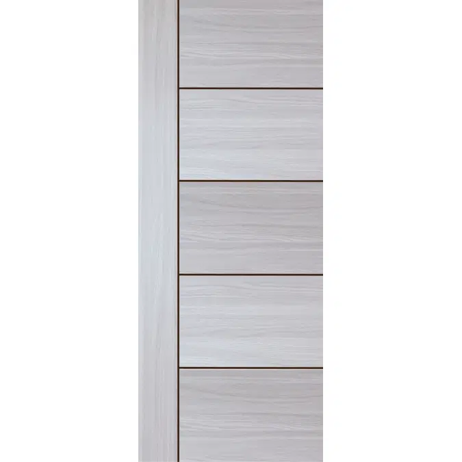 Vanachai Single Swing Door with Groove Melamine Laminated Board MAG1