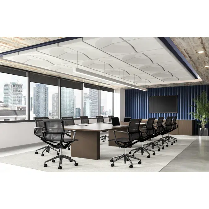 Quad Circle Molded Acoustic Ceiling Tiles