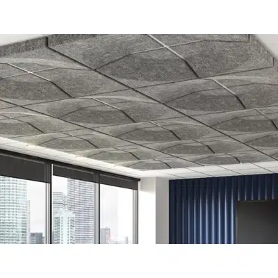 billede til Quad Circle Molded Acoustic Ceiling Tiles