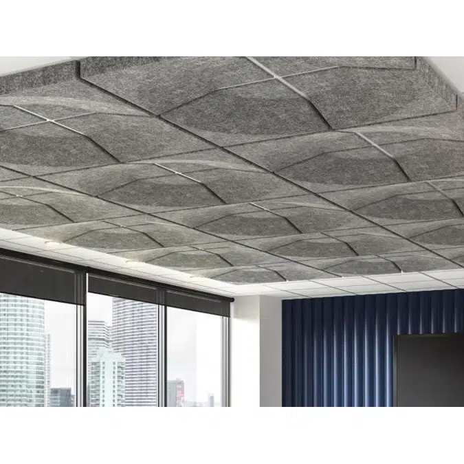 Quad Circle Molded Acoustic Ceiling Tiles