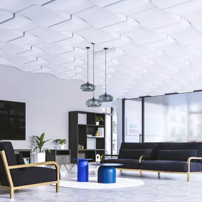 Image for Linear Wave - Molded Acoustic Ceiling Tiles