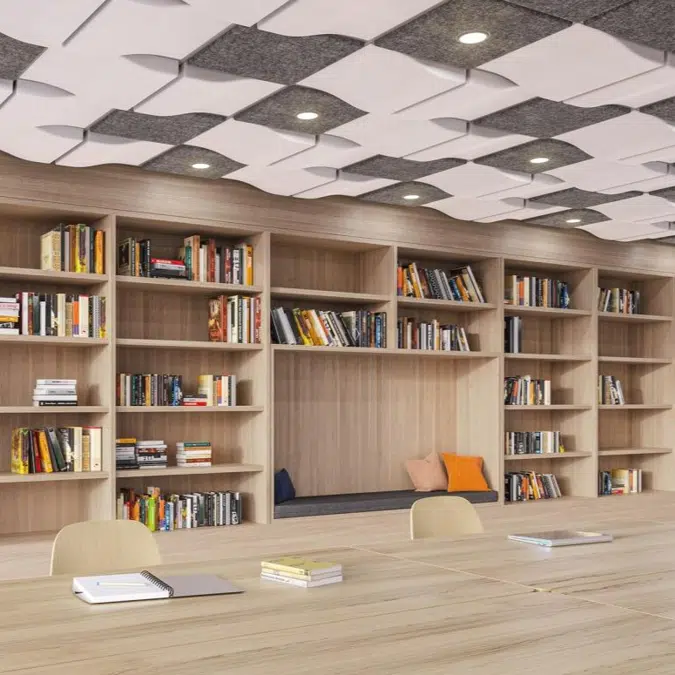 Linear Wave - Molded Acoustic Ceiling Tiles