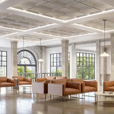 Image for Recessed Square - Molded Acoustic Ceiling Tiles