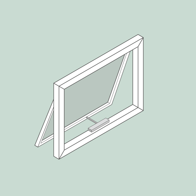 Window Openers | Top hung | Facade | with demo window