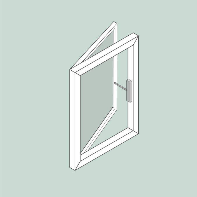 Window Openers | Side hung | Facade | with demo window