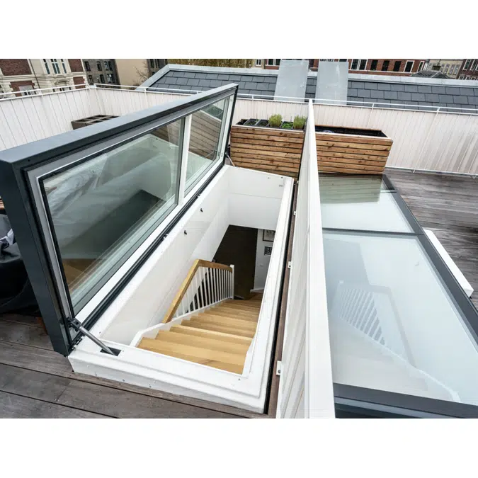 LAMILUX Flat Roof Access Hatch Comfort Swing